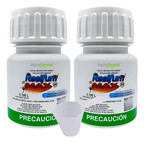 Insecticida Para Cucarachas Hormigas 2 Resifum Max 100ml