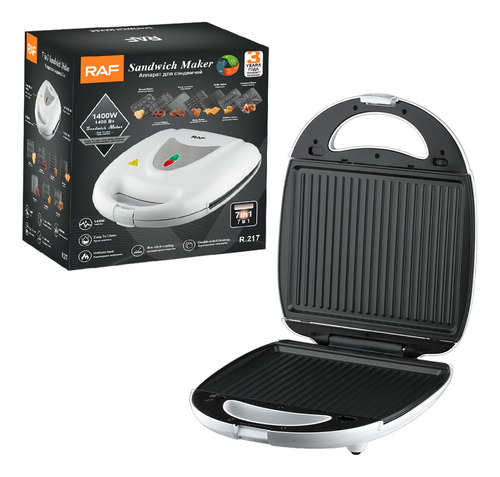 Máquina Multifuncional Para Hacer Donas Waffles 7en1 Raf 217