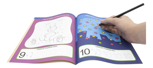 Aprenda em casa Exercitando a Escrita: Números, de (Ilustrado(es) por) Todolivro. Editorial Brasileitura, capa mole em português, 2015