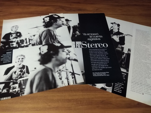 (n194) Soda Stereo * Clippings Revista 3 Pgs * 2007