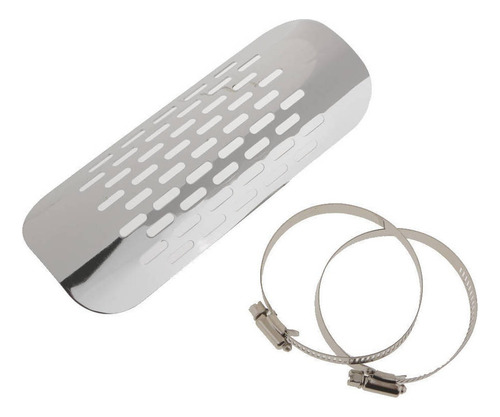 Asd Cubierta Protector De Tubo Escape Calor Perforado Para