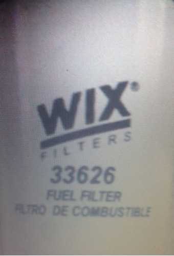 Filtro Combustible 33626 P551315 1r0751