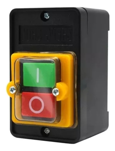 Interruptor De Botón  On/off Botonera Rojo Verde 10a