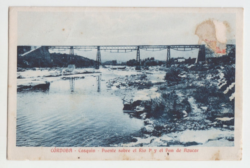Cordoba Cosquin Antigua Postal