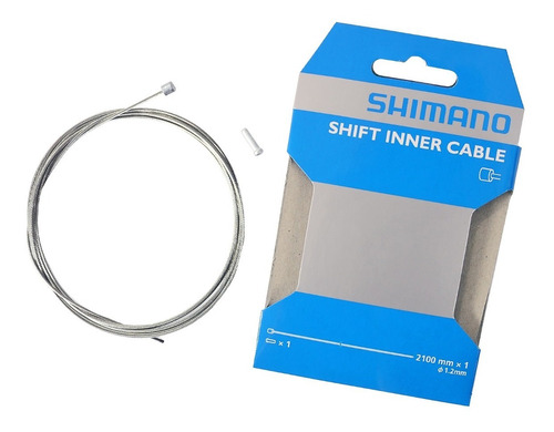 Cable De Cambio Con Tope Shimano 1.2mm X 2100 Mm - Ruta - Mtb 
