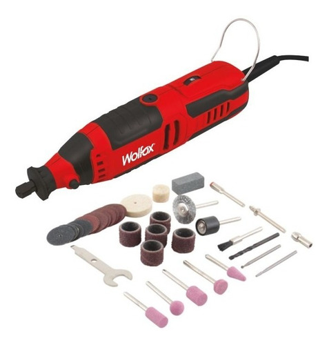 Mototool Motor Tool 110 Vol. + 40 Accesorios + Guaya Wolfox