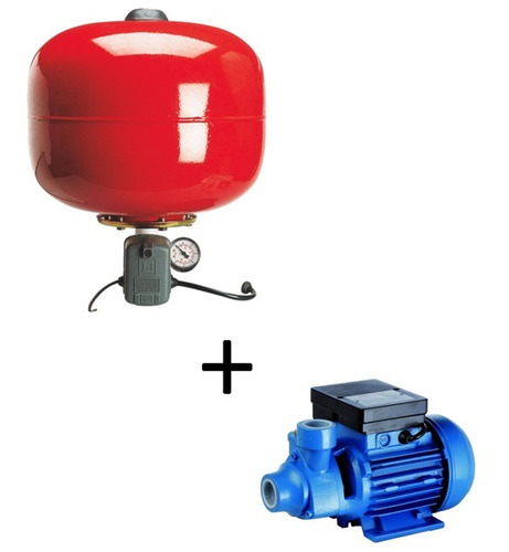 Imagen 1 de 4 de Kit Hidoneumático Varem 24l + Bomba 1 Hp Motorarg.