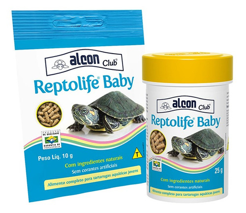 Alcon Club Reptolife Baby - Pote 25g - Ração P/ Tartaruga