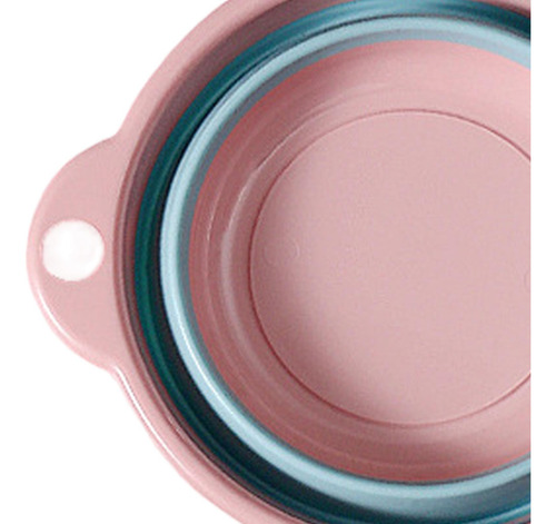 2 Recipiente Para Platos Plegable, Rosa 24x13,5x7,5cm