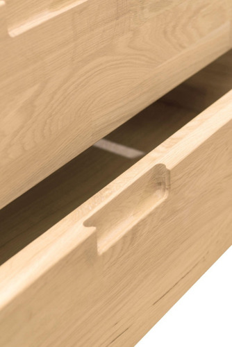 Imagen 5 de 6 de Cómoda En Madera Natural 100% Maciza Roble Ref: Maciza50