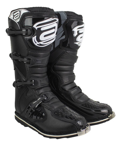 Bota Asw Importada Preta Enduro Motocross Trilha Promoção