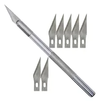 Comprar Cutter Exacto Bisturi Profesional + 7 Navajas Arte Dibujo
