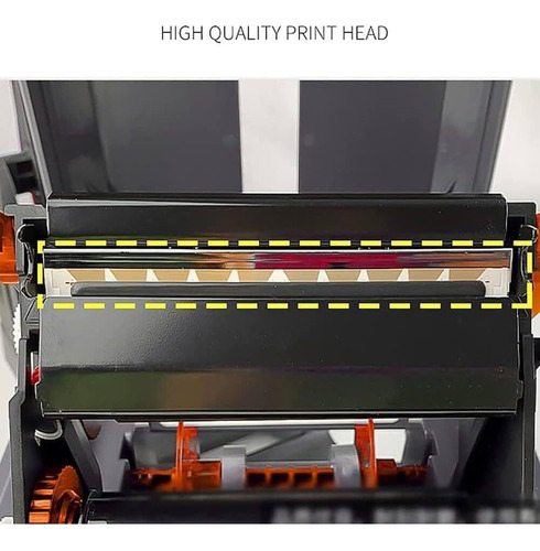 Impresora De Cinta Satinada De 2 Líneas, 200 Ppi 150 Mm/s