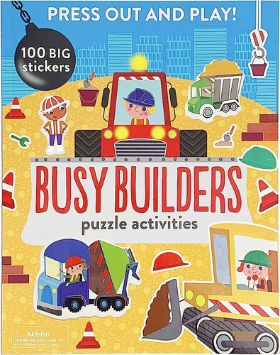 Busy Builders Puzzle Activities, de VV. AA.. Editorial Parragon, tapa blanda, edición 1 en inglés