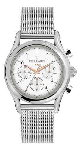 Reloj Casual De Cuarzo De Acero Inoxidable Trussardi Para Ho