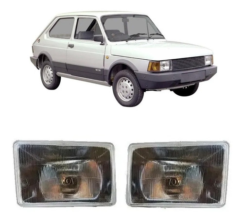 Juego De Opticas Fiat 147 1983 1984 1985 1986