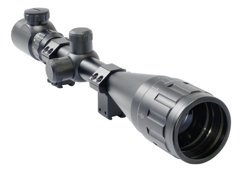Mira Cannon Telescopica Zoom 4-16x50 Ret. Lum. Montaje Incl. - Rifle Aire Comprimido - Caza - Sniper - Profesional -
