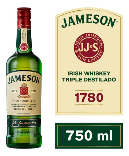 Whisky Jameson Standard Irish Whiskey 750cc