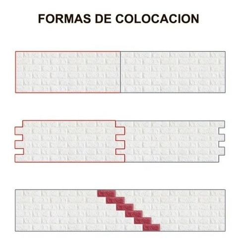 Imagen 7 de 9 de Placa 3d Vinilo Autoadhesivo Para Pared 70 X 77