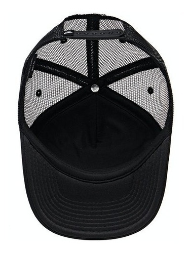 Gorra Quiksilver Standars Trucker Negro Violeta Importada