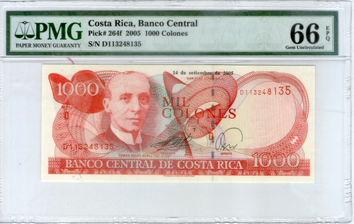 Imagen 1 de 2 de Billete 1000 (2005) Certificado