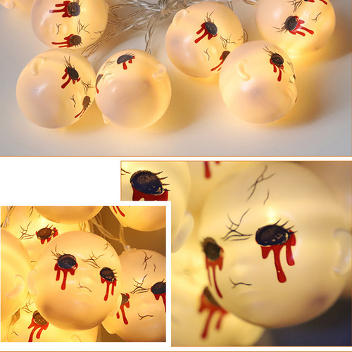 Luces Exteriores Q Para Decoración De Halloween, 20 Led, Dis