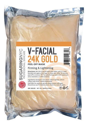 Vajacial Jelly Mask 24k Polvo De Oro Real Venta Al Por Mayo.