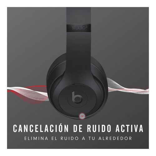 Imagen 2 de 6 de Audífonos Beats Studio³ Wireless - Matte black