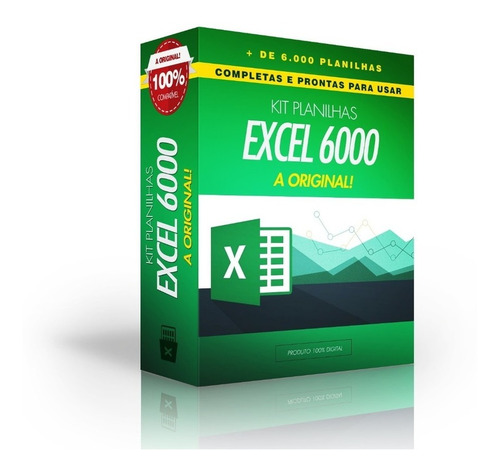 6250 Planilhas Excel 100% Editável + Apostilas E Tutoriais