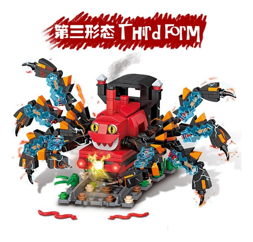 506pcs Hell Charles Little Train Spider 3 Brinquedos De
