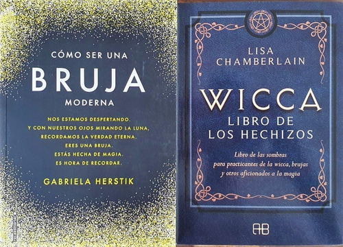 2 Libros Como Ser Una Bruja Herstik Wicca Chamberlain Grupal