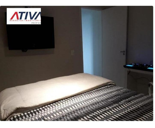 Imagem 7 de 8 de Bom Apto - Z. Leste -(j. Americano), Cond. Fechado, 2 Dorm, Elevador, Lazer - Apja46