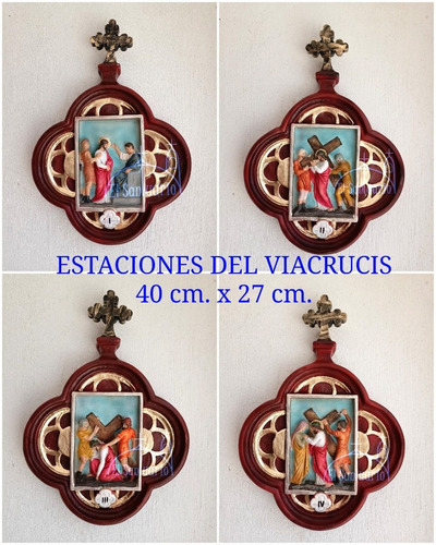 Cuadros Retablos Viacrucis 15 Estaciones