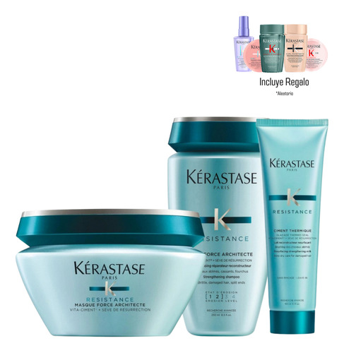 Kit Tratamiento Para Cabello Dañado Kerastase Resistance