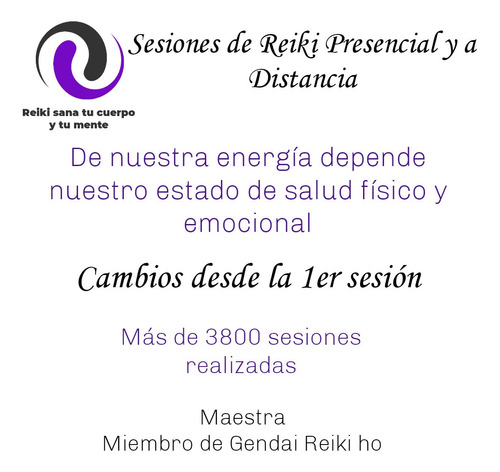 Maestra Holística Sesión Reiki