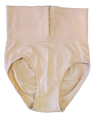 Bombacha C/ Faja Cintura Alta Modeladora Levanta Cola Beige S Cadera De 70 A 90