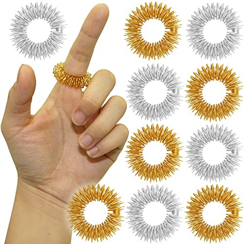 Anillo De Masaje Para Dedos 10 Unids Juguete Relajante Para