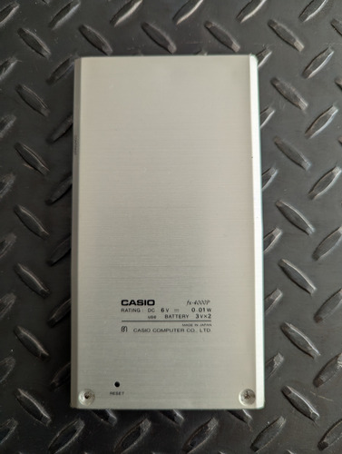 Calculadora Programable Casio Fx-4000p Plateado (Usado)