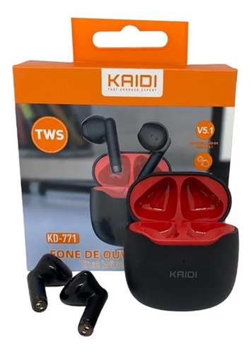 Fone Ouvido Kaidi Bluetooth 5.1 Sem Fio Kd771 Kaidi Kd-771