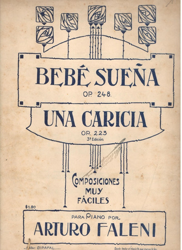  Partitura Original De Los Temas Bebé Sueña Y Una Caricia