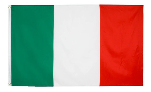 Imagem 1 de 6 de Bandeira Oficial Da Itália - 150x90cm Dupla Face Promoção