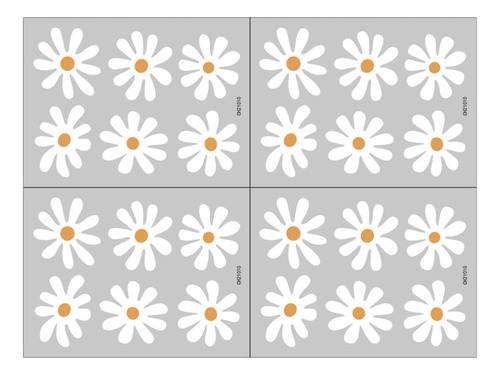 Pegatinas De Margaritas Pegatinas De Pared De Flores Calcoma
