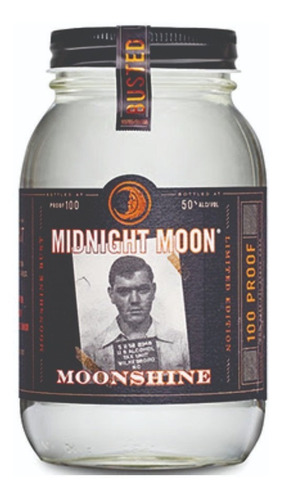 Whisky Midnight Moon Busted 750cc Edición De Colección