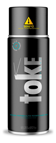 Disom toke pintura en aerosol negro alta temperatura 420ml