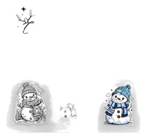 Comprar Sellos De Goma Transparentes Reutilizables Navideñas 13 Dise
