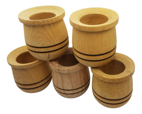 Mate Grande De Madera Algarrobo Para Pintar Camionero