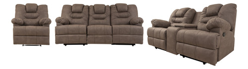 Sala 3 2 1 Reclinable Ferrara Cafe Këssa Muebles