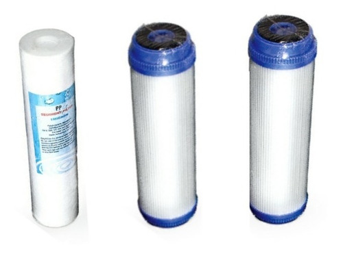 Imagen 1 de 1 de Kit Prefiltros Cartuchos 10 PuLG - Filtro Osmosis Inversa