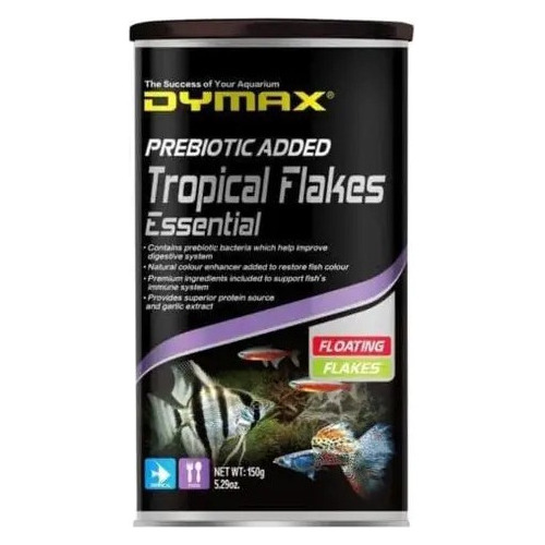 Dymax Tropical Flakes 50g Hojuelas Premium Peces Tropicales
