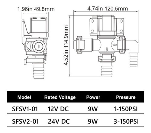 Interruptor De Sifón De Válvula Solenoide De Alta 24v